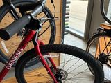 a bike that is on display in a bike shop