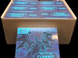 the box is full of the cards for the pokemon trading card game