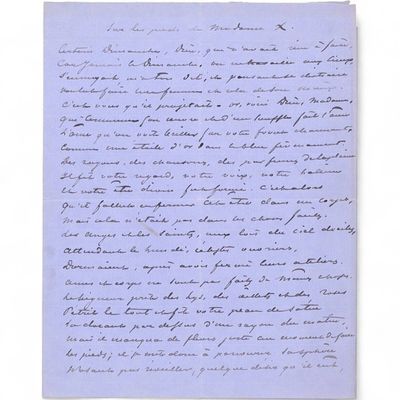 une lettre manuscrite du président des états-unis
