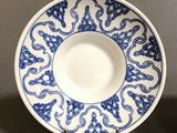pair of chinese blue and white porcelain saucers
