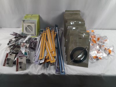 a table with a lot of different items on it