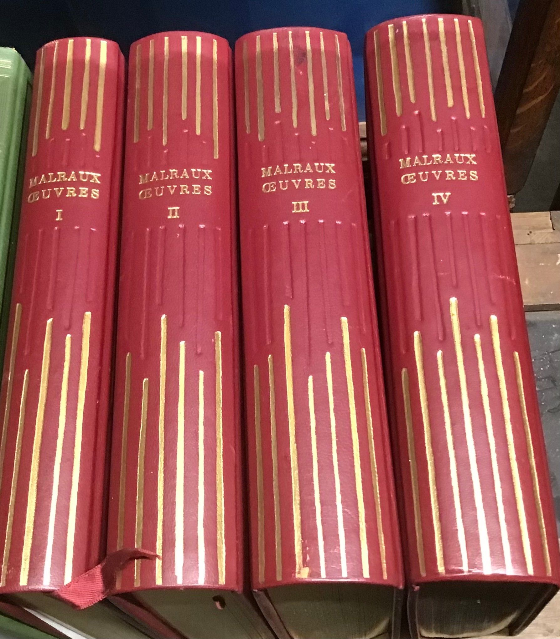 André Malraux Oeuvres NRF Gallimard 1970 4 volumes très bel etat