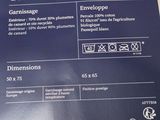 a close up of a box with a label on it