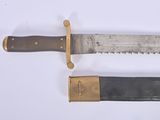 two knives that are sitting side by side on a white surface
