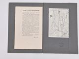 an open book with a drawing of a woman on it