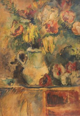 Michel KIKOINE (1892-1968). Bouquet de fleurs, 1939.