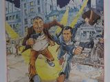 affiche française du film « Les Rippux », mettant en scène deux hommes qui se battent