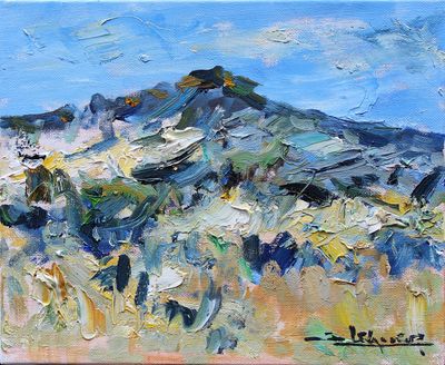 Jean LEVASSEUR (1935-2024), " Sommet forestier ", huile sur …