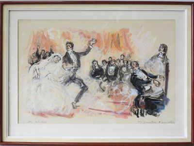 Émilien DUFOUR (1896-1975) Le galop autrichien, Il n'y avait…