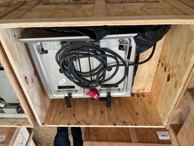 Friteuse à poser deux bacs STALGAST électrique 380 V + caisse de trans - Photo 1