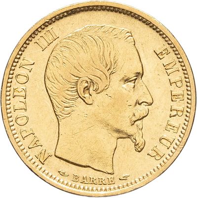 une image montrant un gros plan d'une pièce d'or sur laquelle figure le visage d'un homme