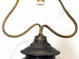 a lamp that is on top of a table