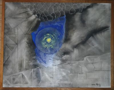 NORA AURIC Les mines de Falun, huile sur toile signée en bas… - Photo 1