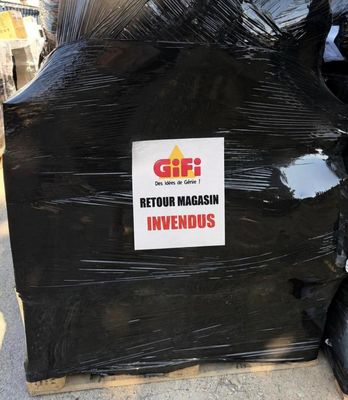 a black motorcycle with a sign on the back of it