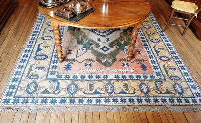 Grand TAPIS en laine fait main, style caucasien, environ 325… - Photo 1
