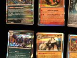 a lot of cards that are sitting on a table