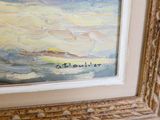 a picture of a painting on the wall of a room
