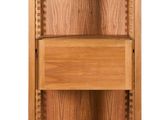 an image of a wooden bookcase with drawers and drawers