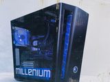 a box with a computer inside of it on a table