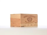 an image of a wooden box with a label on it