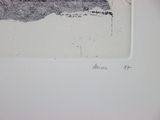 a picture of a drawing on a plate with writing on it