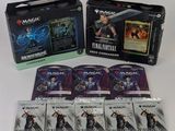 le contenu d'une boîte du jeu de cartes « Magic : The Gathering »
