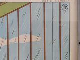 a cartoon picture of a man holding an umbrella in the rain