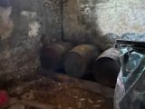 a room that has a bunch of barrels in it