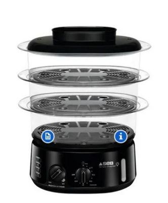 536 / Cuiseur vapeur 3 paniers - SEB - VC204800 ULTRACO…