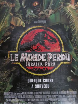 the poster for the movie le monde perdu jurassic park