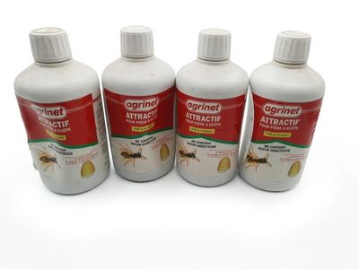 Lot de 4 - AGRINET - Cette solution liquide de 500 ml attire…