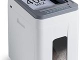 a white paper shr machine on a white background