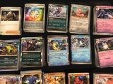 a lot of cards that are on the table