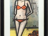 une image représentant le dessin d'une femme en bikini