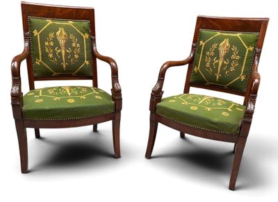 pair of antique chairs with green upholstered upholstered upholstered upholstered upholstered upholstered upholstered upholstered uphol