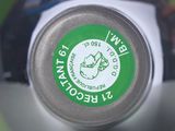 a close up of a bottle of beer with a label on it