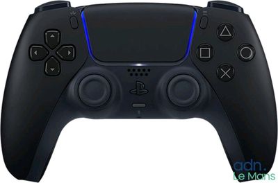 a close up of a game controller on a white background
