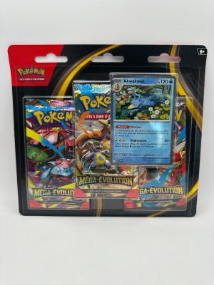 a close up of a box of pokemon cards on a white surface