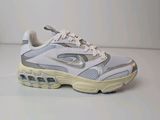 the nike air max sneakers are in white and silver