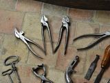 many different types of tools that are on the floor