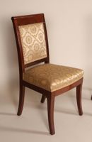 Paire de chaise en acajou et placage d'acajou à dossier rect… (photo 5)