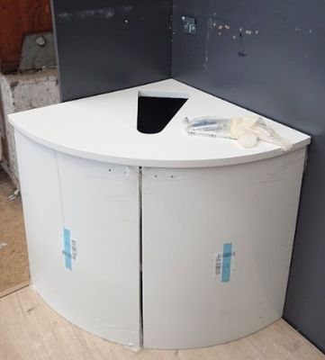 Meuble d'angle lave mains ODEON UP JACOB DELAFON (sans vasqu…