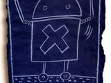 an image of a drawing of a robot on a piece of paper