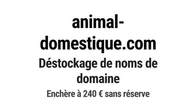 Nom de domaine animal-domestique.