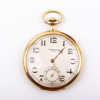 Montre de gousset, double boitier or 18K Poids brut : 57 g -… - Photo 1