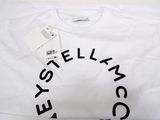a white t - shirt with a black and white logo on it