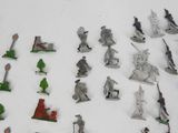 a lot of toy soldiers that are on the table