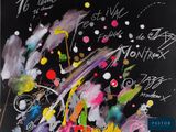 a painting that has many different colors on it