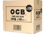 une boîte de tubes OCB posée sur une surface blanche