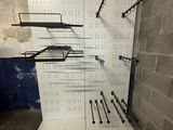 a display with a bunch of tools on it